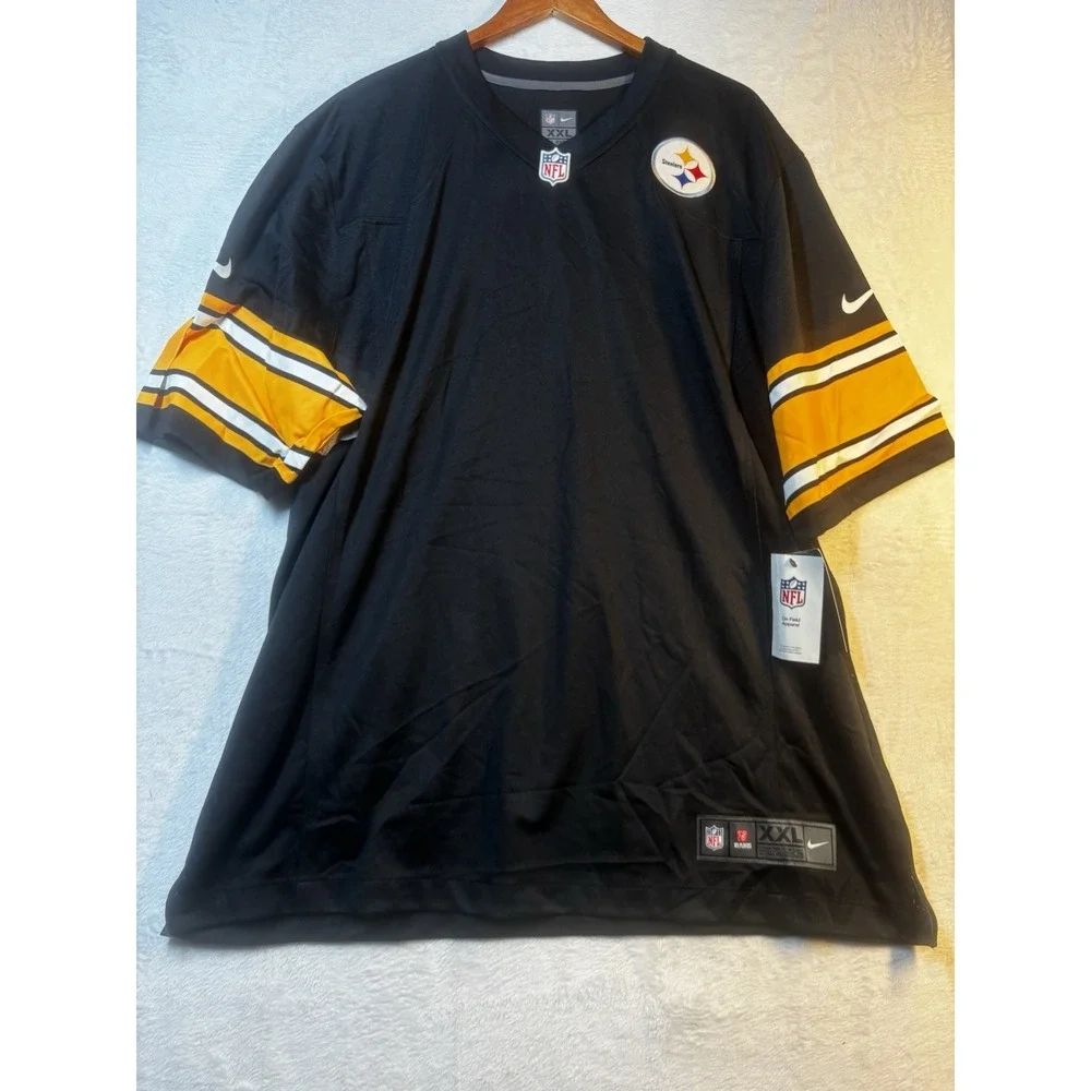 Pittsburgh Steelers Nike On‎ Field Mens XXL NFL Football Blank Jersey Loose Fit